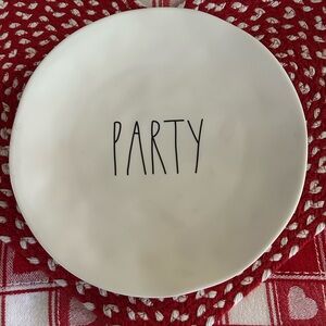 Rae Dunn Party Plate